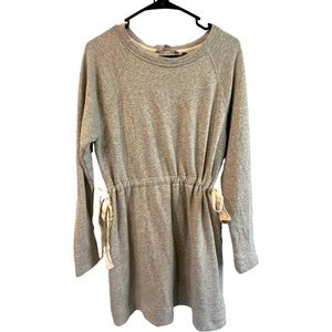 Athleta cozy gray sweater dress size medium.